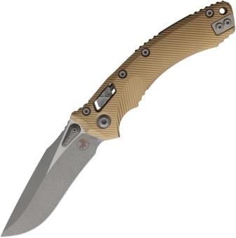 MCT19847 Microtech Amphibian Ram-Lok Pocket Knife Fluted